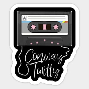 Love Music Conway Proud Name Awesome Cassette Sticker